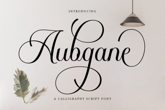Aubgane: Elegance in Every Letter