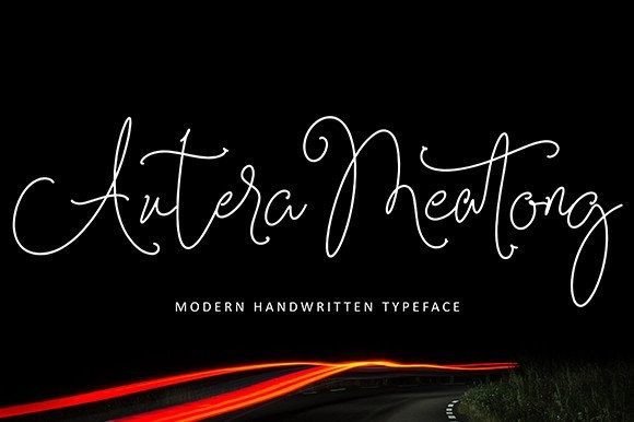 Autera Meatong: A Script Font for Modern Elegance
