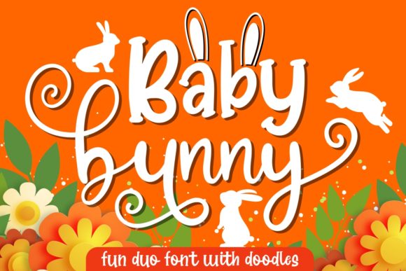 Baby Bunny: A Playful Duo Font for Modern Designers