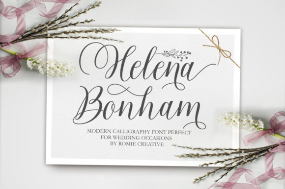 Exploring Helena Bonham: A Modern Calligraphic Typeface