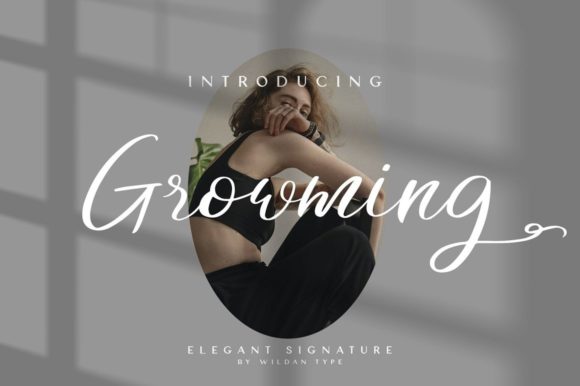 Growming: A Script Font for Authentic Branding