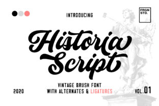 Historia: The Soft, Hand-Lettered Script for Authentic Design