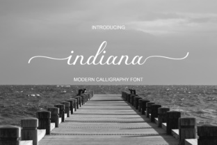 Indiana: Elevate Your Design with Elegant Script