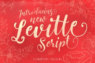 Levitte: A Fresh Script for Elegant, Handmade Designs