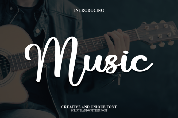 Music: A Sweet Script Font for Romantic Designs