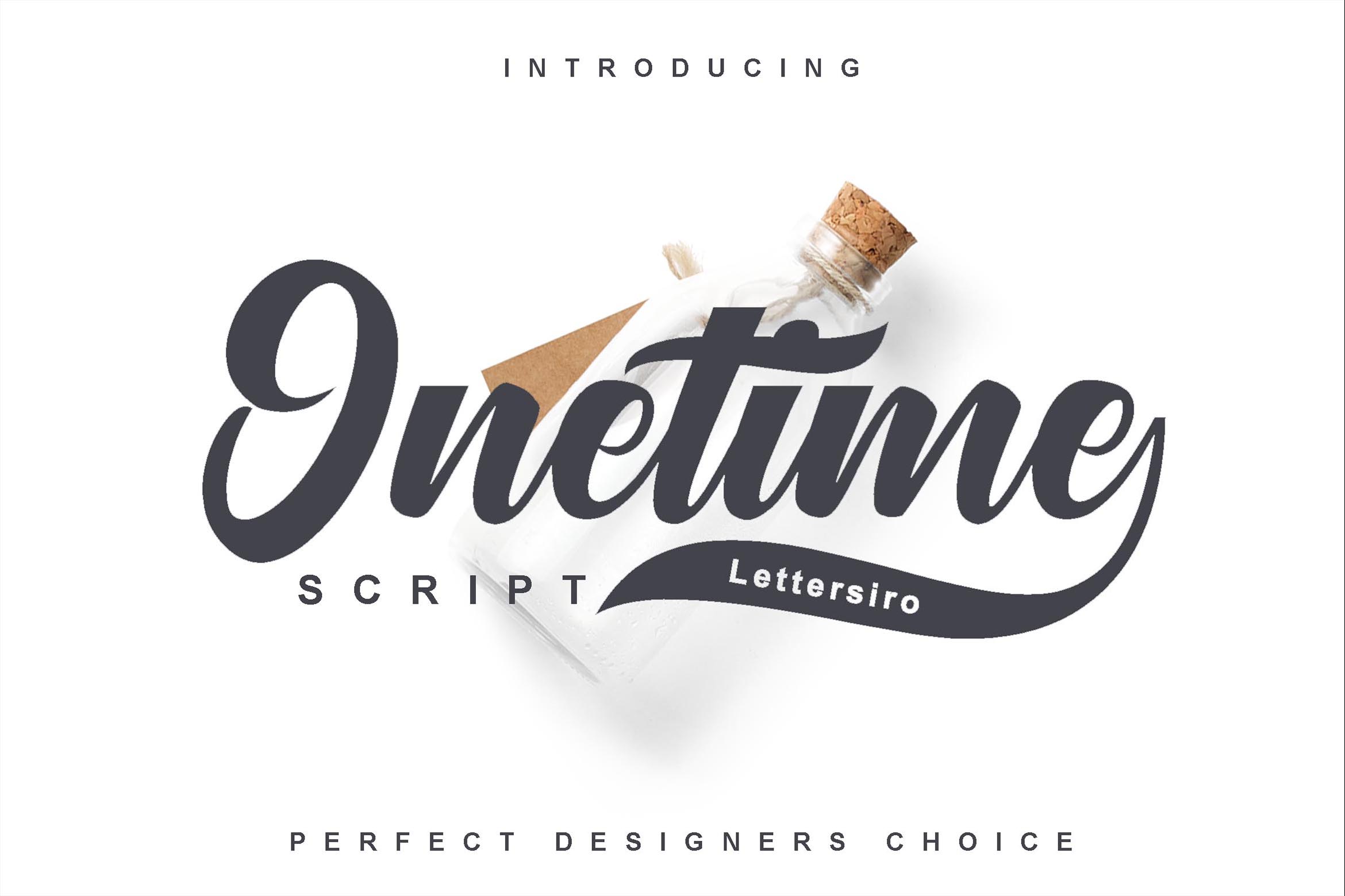 Onetime: A Brushstroke Font for Authentic Branding