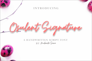 Osulent: Adding a Modern Signature to Your Creative Work
