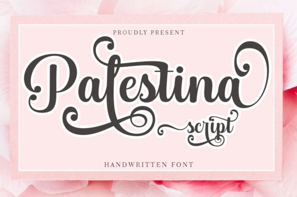 Palestina: A Script Font That Dances With Creative Charm