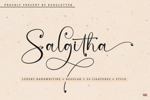 Salgitha: The Modern Luxury Script for Elegant Branding