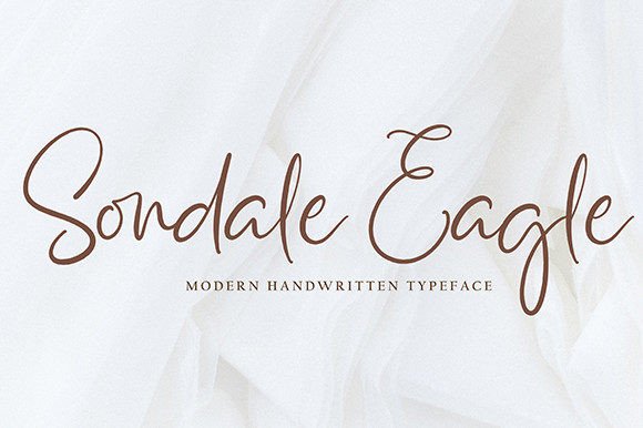 Sondale Eagle: A Script Font That Balances Elegance and Practicality