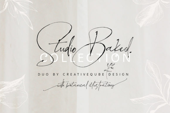 Studio Baked: A Graceful Script for Modern Design