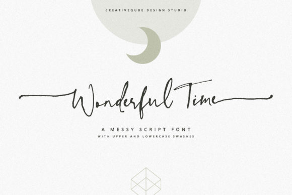 Wonderful Time: A Script Font for Elegant Branding